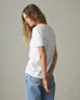 Women's Classic Cotton V-Neck Tee - White